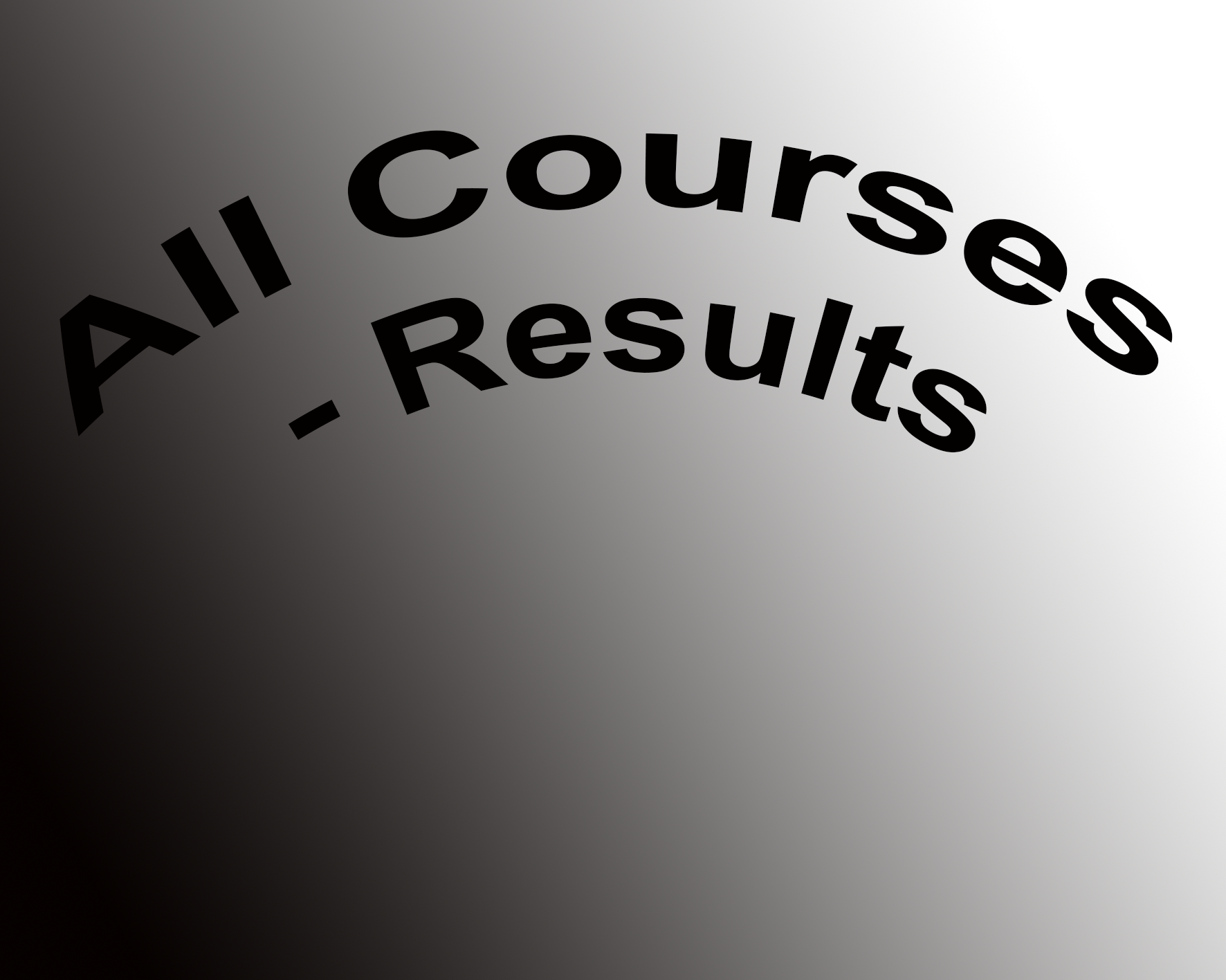 2021 - 1st Semester Results - All Courses